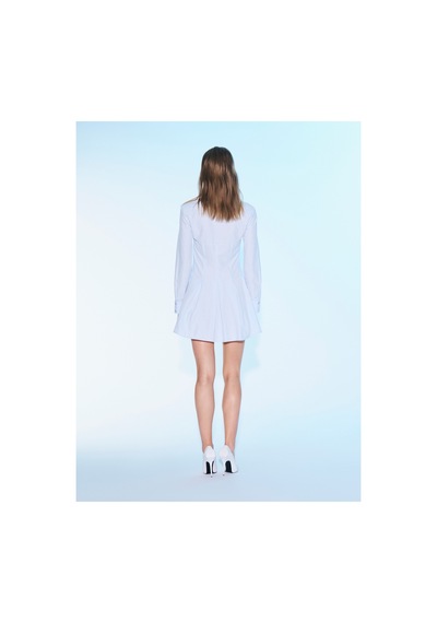 Sagaza Studio Ss6019 Gömlek Mini Elbise Bebe Mavisi