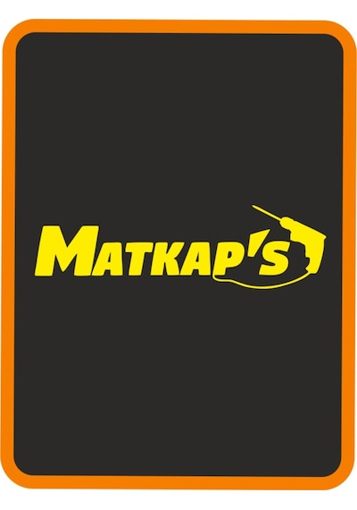" Matkap S " Oto Sticker Motor Sticker 25x8 Cm Sarı