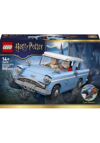 LEGO® Harry Potter™ Sihirli Uçan Ford Anglia™ 76470 - 14 Yaş ve Üzeri için Figür İçeren Yaratıcı Oyuncak Yapım Seti (868 Sayfa)