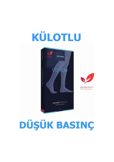 Sigvaris Cotton Külotlu Varis Çorabı (Ccl1 Düşük Basınç)