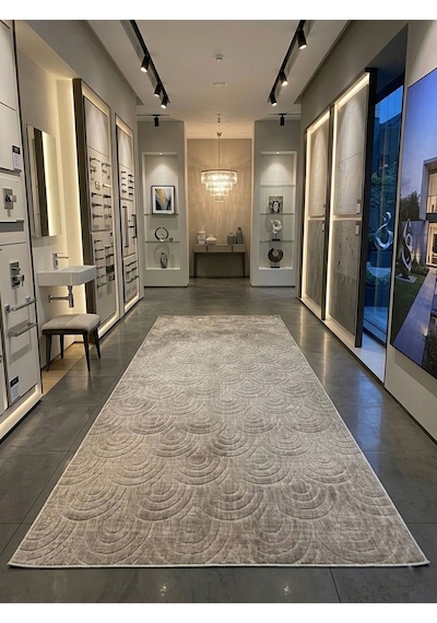 Aksu Prime Cozy Dmr Halıcılık Toprak Modern Kaymaz Taban Çocuk Odası Salon Hol, Koridor Mutfak Yıkanabilir Jel Kesme Yolluk Halı