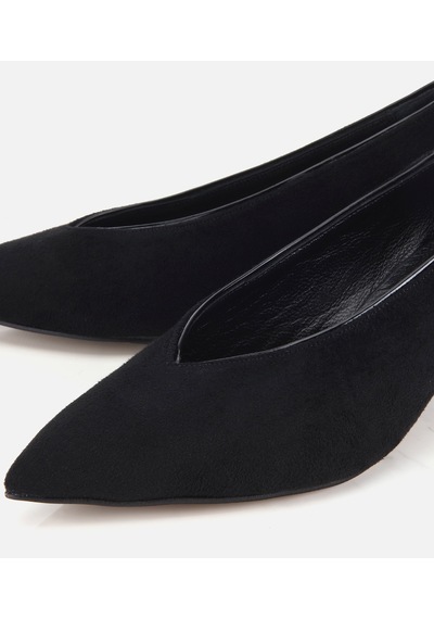 Hotiç Kadın Süet Siyah İnce Topuklu Stiletto 01ayh332720a100 01ayh332720a100