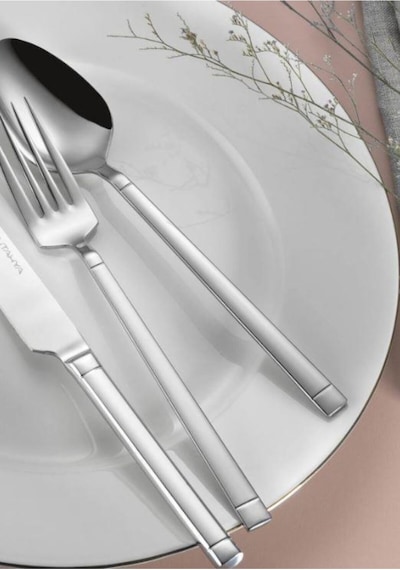 Athena 84 Parça Çatal Kaşık Bıçak Takımı Gümüş
