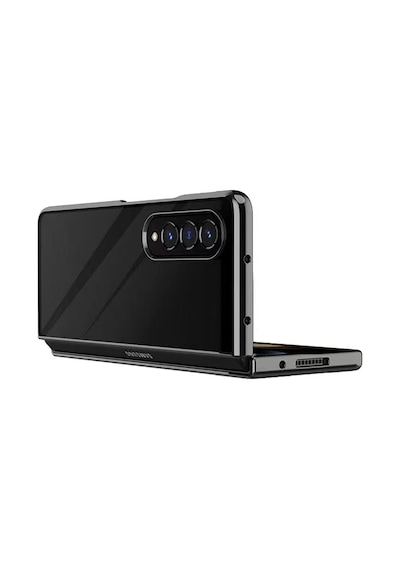 Newface Samsung Galaxy Uyumlu Z Fold 4 Kılıf Fold Element Kapak Semeglbl - 22 - Siyah Sıyah