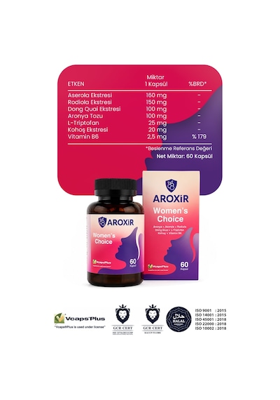 Aroxir Boost Bağışıklık Sistemine Destek Aronya İçeren Takviye Edici Gıda 30 Kapsül