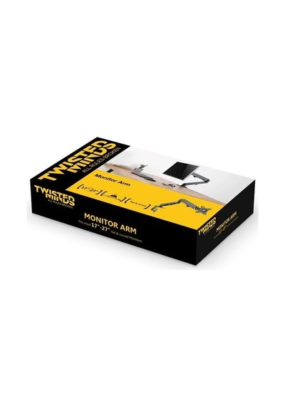 Tm-25-c06 Gaz Amortisörlܠdüz/kavisli Ekran 17- 27 Max 6,5kg Tek Monitör Kolu
