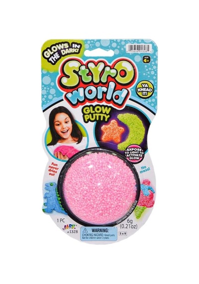 1328 Karanlıkta Parlıyor Glow Putty Mavi
