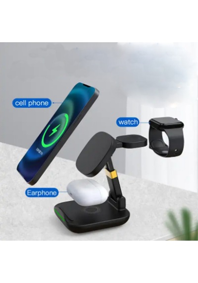Green Lion 6 In 1 Foldable 15w Kablosuz Wireless Şarj