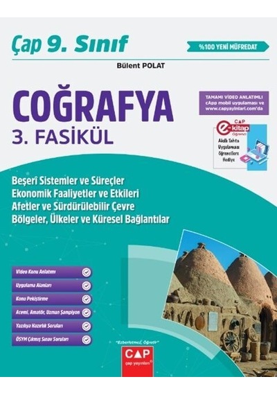 Çap 9. Sınıf Coğrafya Seti Çap Yayınları