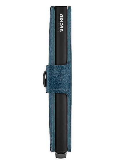 Secrid Premium Miniwallet+ Emboss Lines Kartlık Cüzdan, Pet.mavi Çok Renkli