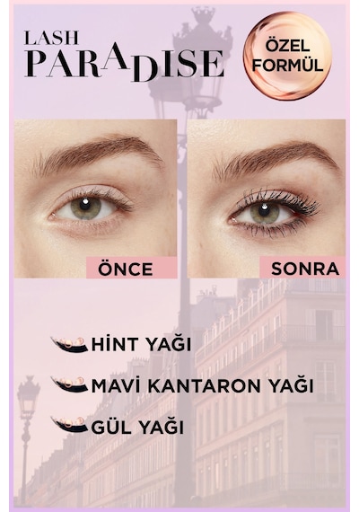 L'Oreal Paris Lash Paradise Intense Maskara Black Ekstra Siyah