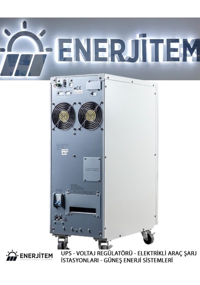 6 Kva, 6000 Va Online Ups 1f/1f 16 7 Ah Akü 5/15 Dakika Besleme
