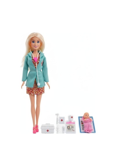 Aksesuarlı Model Bebek Doktor Seti - 115225a Lisinya