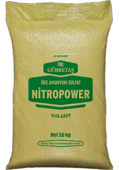 Gübretaş Nitropower 33 Üre Amonyum Sulfat Kükürt Azot Gübre 50 KG