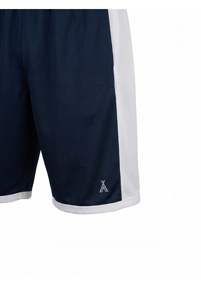 Orendahill Erkek Spor Şort Hızlı Kuruyan Esnek Regular Fit Gym Cepli Yan Çizgi Detaylı Activewear Lacivert