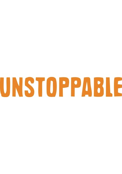 Unstoppable Araba Sticker 17x17 Cm Turuncu