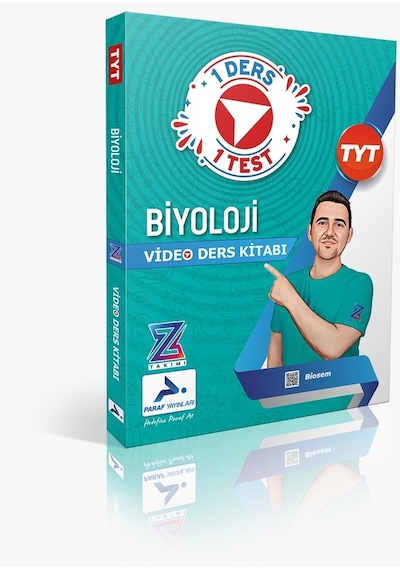 TYT Biyoloji Paraf Z Takım Video Ders Kitabı -  PRF Paraf Yayınları