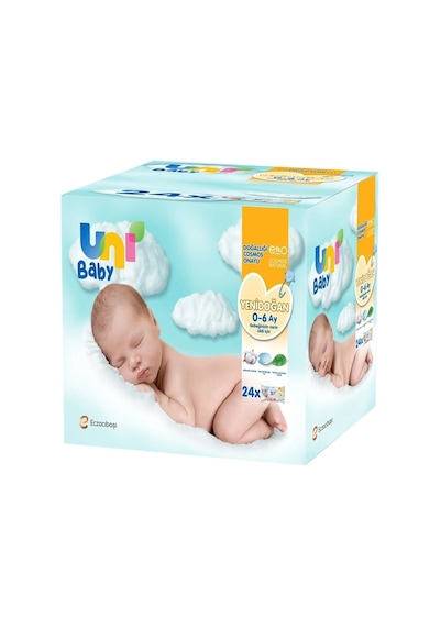 Uni Baby Yenidoğan Islak Mendil 24'Lü 960 Yaprak
