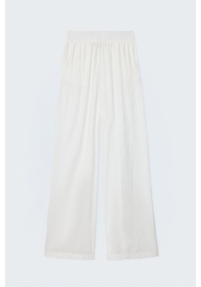 Sateen Lily Pantolon - Ekru-137525