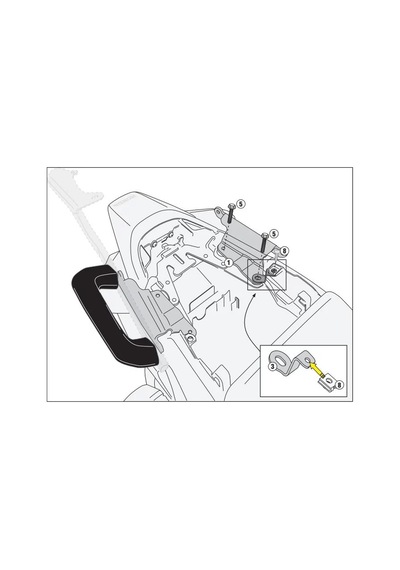 Gıvı 1132kıt Honda Vfr 800 F 14-20 Yan Çanta Taşıyıcı Bağlantı Kıtı Tek Renk