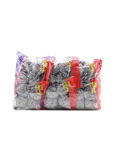 Bella House K-7279 Bulaşık Top Teli 4 Adet Poşetli Paslanmaz - 12'li Paket
