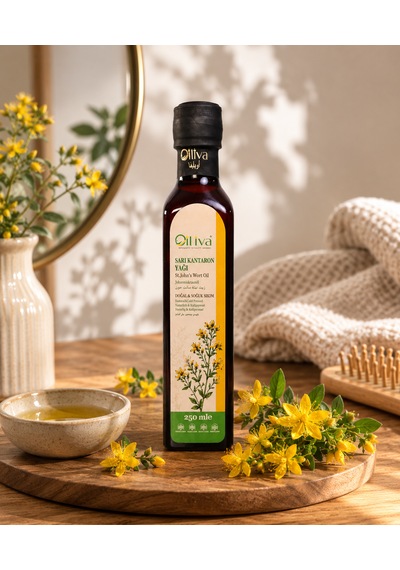 Oılıva Sarı Kantaron Yağı 250 Ml %100 Saf Ve Doğal, Soğuk Sıkım, St. John S Wort Oil