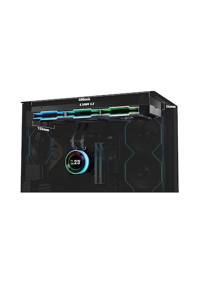 Lian Li Hydro-shift Iı Lcd-c 360tl Siyah İşlemci Sıvı Soğutucu G89.ghs2lcd36tb.00