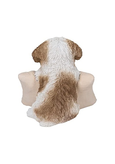 Gift Ltd Shi Tzu Yavru Köpek Hoş Geldiniz İşaretli - Kahverengi Ve Beyaz Heykel Diğer