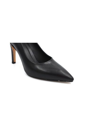 Prego Pine Cone Kadın Stiletto Ayakkabı Siyah Siyah