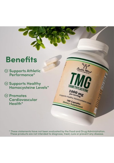 Double Wood Tmg Trimethylglycine 1000mg 180 Capsul.tr Tek Ye...