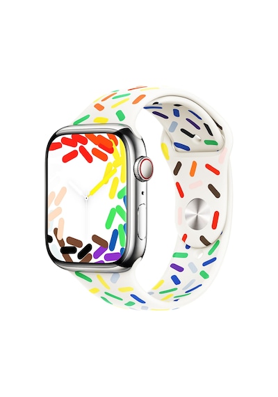 Novstrap Apple Uyumlu  Watch Se 40mm İle Kordon Pride Style Jel Silikon Kordon Kayış
