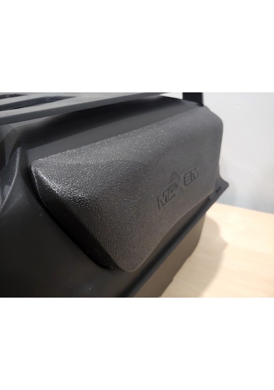Maxem SL45 L Siyah Çanta Full Siyah Reflektörlü (Sırtlık+Üstbagaj)