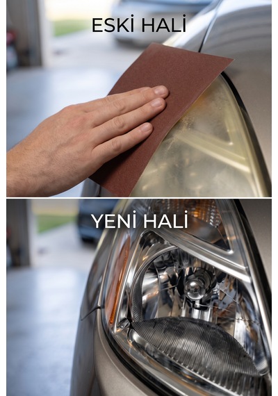 23x28 Cm Su Zımparası Seti 1000 1500 Kum 2 Parça Islak Kuru İnce Polisaj Zımparası + Eldiven