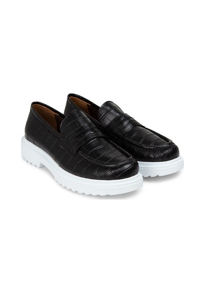 Deery Siyah Kadın Loafer Ayakkabı - 01903zsyhp03 Siyah