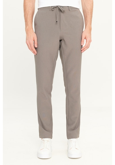 AC&Co / Altınyıldız Classics Erkek Antrasıt Slim Fit Dar Kesim Beli Bağlamalı Çizgili Yan Cepli Casual Jogger Pantolon Antrasit AC&Co / Altınyıldız Classics Erkek Antrasıt Slim Fit Dar Kesim Beli Bağlamalı Çizgili Yan Cepli Casual Jogger Pantolon Antrasit
