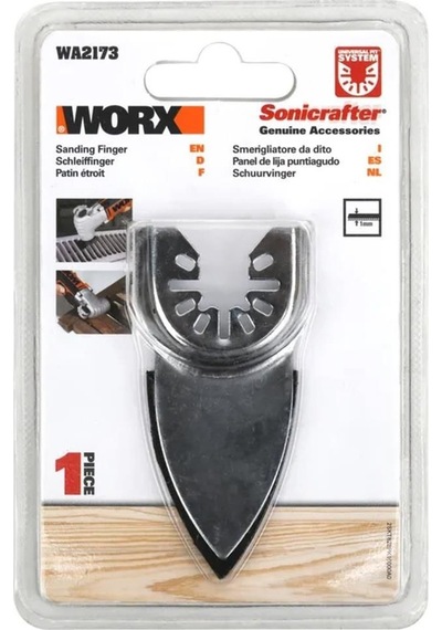 Worx Wa2173 Çok Amaçlı Raspalama Makinası İçin 1mm Cırtlı Universal Parmak Zımpara Tabanı Fr Wa2173