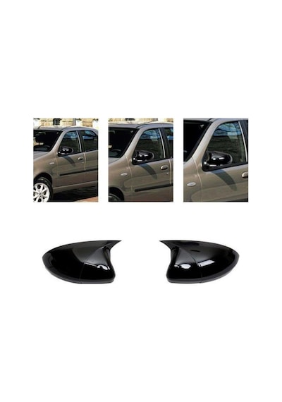 Fiat Albea Batman Yarasa Ayna Kapağı Piano Black 2002-2009