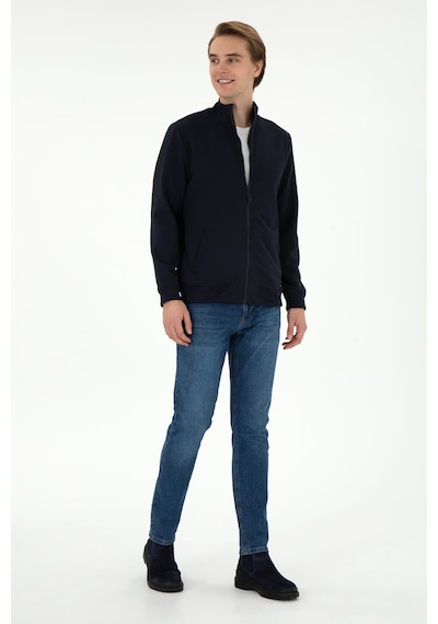 U.s. Polo Assn. Erkek Lacivert Hırka Örme 50290747-vr033 Lacivert
