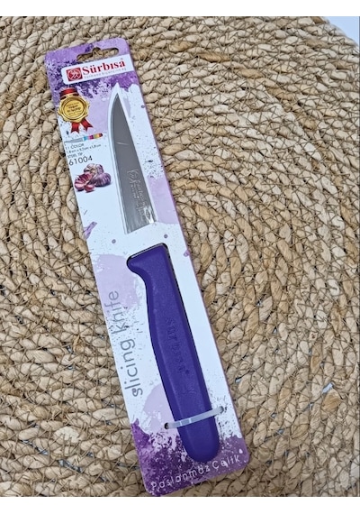 Sürmene 61004 Mutfak Bıçağı 9,50 Cm Mor Çok Renkli