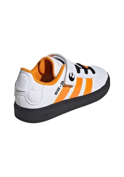 Adidas Droıds Grand Court Beyaz Erkek Çocuk Sneaker Beyaz-Turuncu