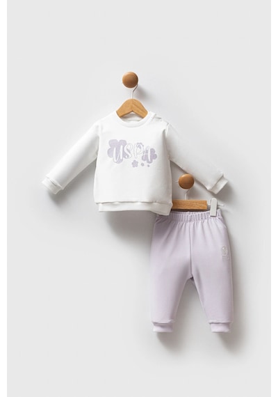 U.S. Polo Assn. U.s.polo Assn Kız Bebek 2li Takım - Beyaz-lila Beyaz-lila
