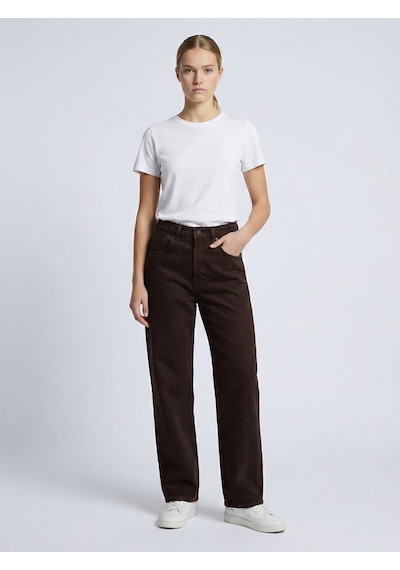 Vıenne Relaxed Düz Paça Mid Indigo Jean Pantolon