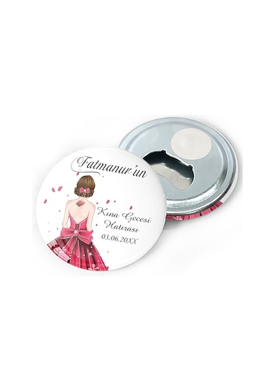 Yarendavetiyeotuz9 Metal Açacak Magnet Düğün - Nişan - Kına - Nikah - Söz (25 Adet) (517606583)