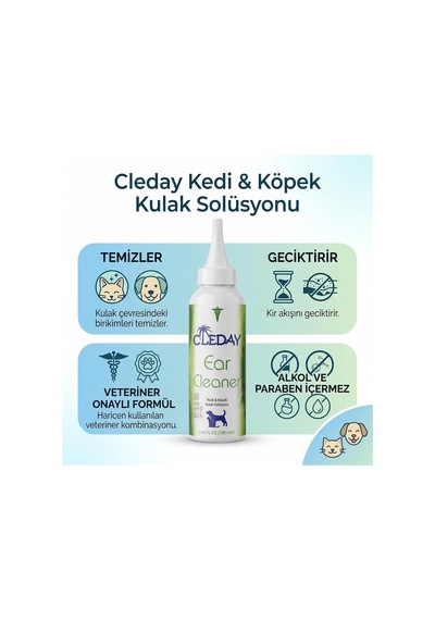 Kedi Ve Köpekler İçin Kulak Temizleme Solüsyonu