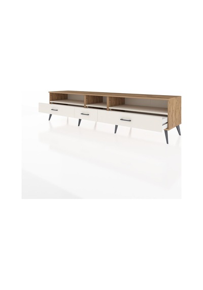 Hyperion Tv Ünitesi 3 Raflı 3 Çekmeceli 220x44x51 Çam-aytaşı Aytası/aytası - Atlas Çam Hyperion Tv Ünitesi 3 Raflı 3 Çekmeceli 220x44x51 Çam-aytaşı Aytası/aytası - Atlas Çam