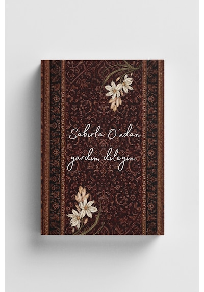 Sabırla O Ndan Yardım Dileyin İslami Defter Ayet-hadisli Çok Renkli
