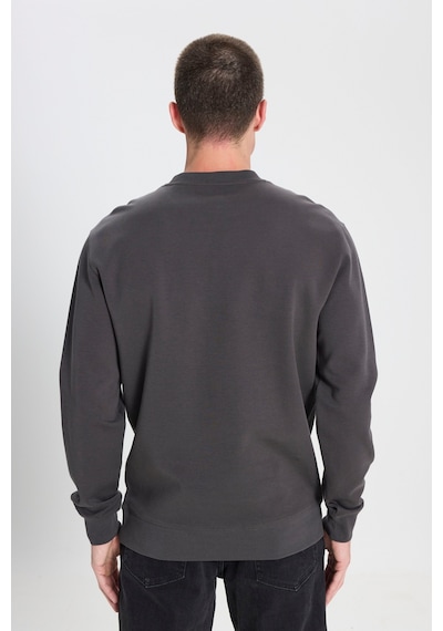 Wrangler Regular Fit Normal Kesim Bisiklet Yaka Soluk Siyah Sweatshirt W24272633W Füme