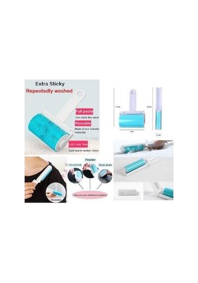 Sarı Tüy Ve Toz Alma Rulo Seti Sticky Budy Model 2