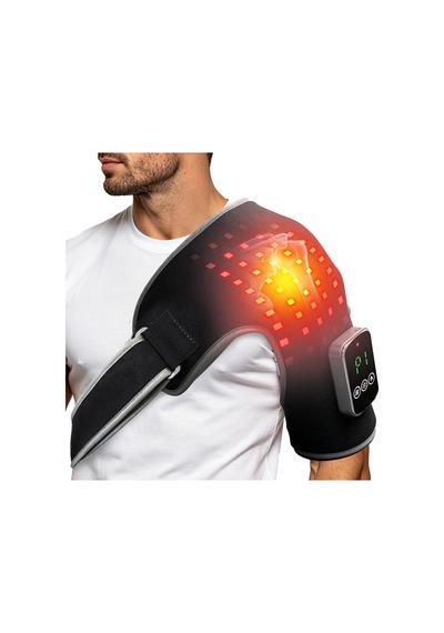 Wingfly Üçlü Yöntem Omuz Masajı, 3 Ayarlanabilir Isıtmalı Kablosuz Isıtmalı Omuz Masaj Yastığı, 3 Titreşim Modu, 5000mah Pil Ve Led Dokunmatik Panel, Ev, Ofis İçin İdeal Wingfly Üçlü Yöntem Omuz Masajı, 3 Ayarlanabilir Isıtmalı Kablosuz Isıtmalı Omuz Masaj Yastığı, 3 Titreşim Modu, 5000mah Pil Ve Led Dokunmatik Panel, Ev, Ofis İçin İdeal