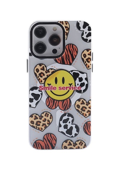 Apple Uyumlu   iPhone 14 Pro Max Kılıf Apollo Magneticsafe Desenli Kapak - Apollo Şeffaf - 2